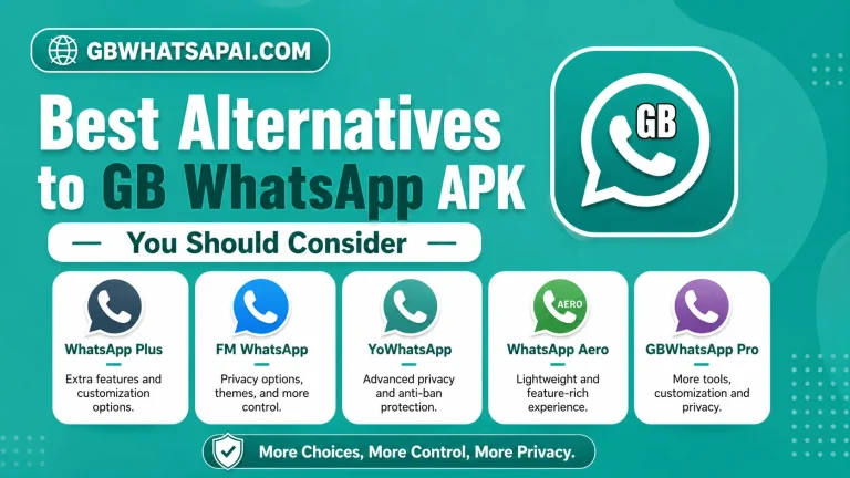 Best Alternatives to GB WhatsApp APK You Should Consider