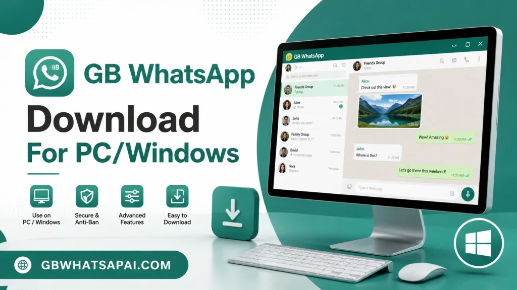 GB WhatsApp Download For PCWindows 