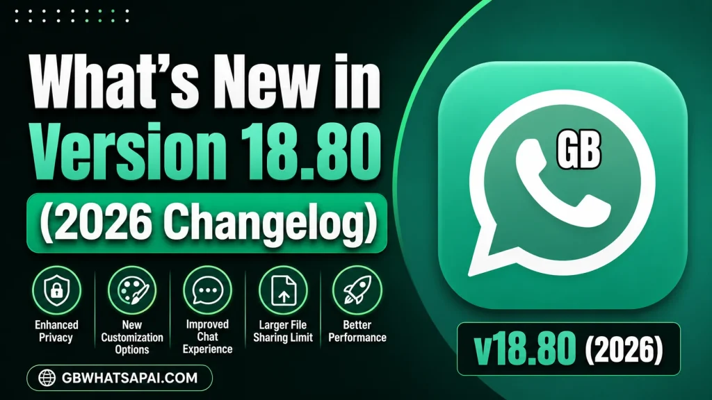 What’s New in Version 18.80 (2026 Changelog)
