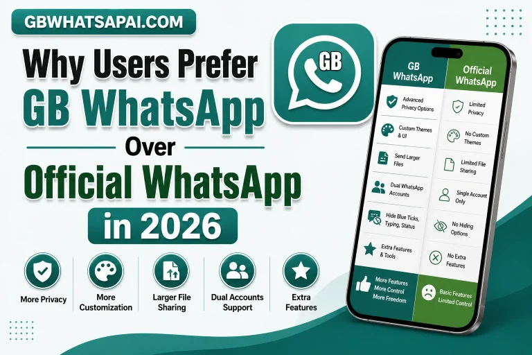 Why Users Prefer GB WhatsApp Over Official WhatsApp in 2026